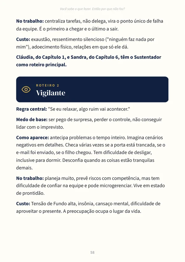 Página do e-book: Os 5 Roteiros Emocionais